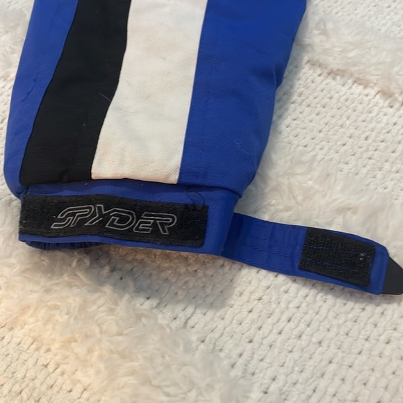 Spyder jacket ski snowboard snow zippered pockets blue gray black XXL boys - Picture 8 of 16